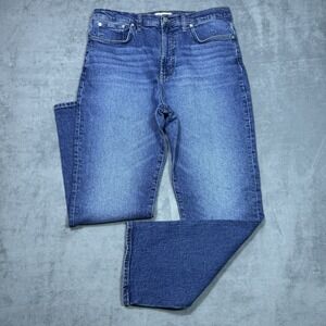 Madewell Jeans Womens 32 (34x30) '90s Straight Highrise Denim USA